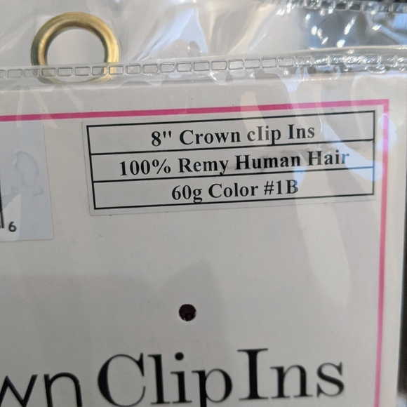 NIB Hidden Crown 8" crown clip ins - Picture 2 of 3